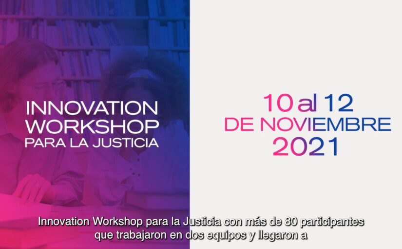 Innovation workshop para la justicia